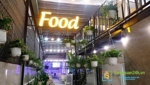 Sang mặt bằng quán ăn không gian mở có thể kết hợp cafe nằm mặt tiền đường Chu Văn An, phường 26, quận Bình Thạnh.  