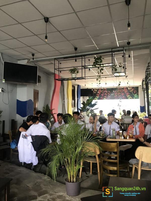 Sang quán cafe sân vườn, máy lanh 650m² nằm huyện Cần Giuộc, Long An.