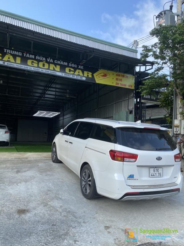 Sang tiệm rửa - sửa xe