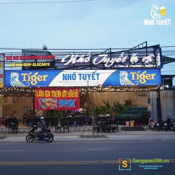 Sang Nhượng Nhà Hàng Mặt Tiền Đường Cao Lỗ Quận 8