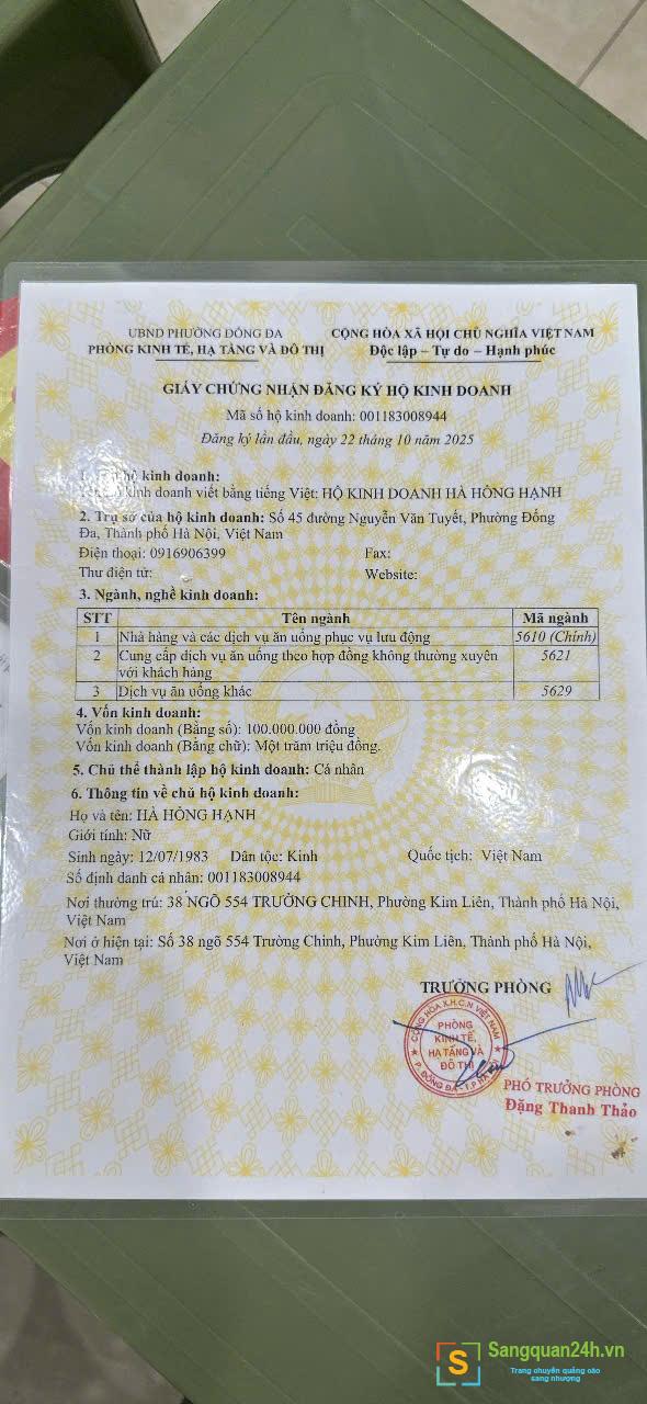 Sang quán ăn - nhậu