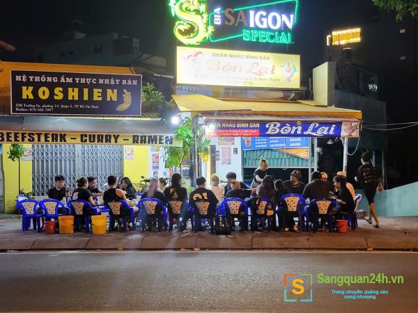 SANG NHƯỢNG QUÁN ĐẸP – MẶT TIỀN TRƯỜNG SA, BÌNH THẠNH | GIÁ SANG 150 TRIỆU